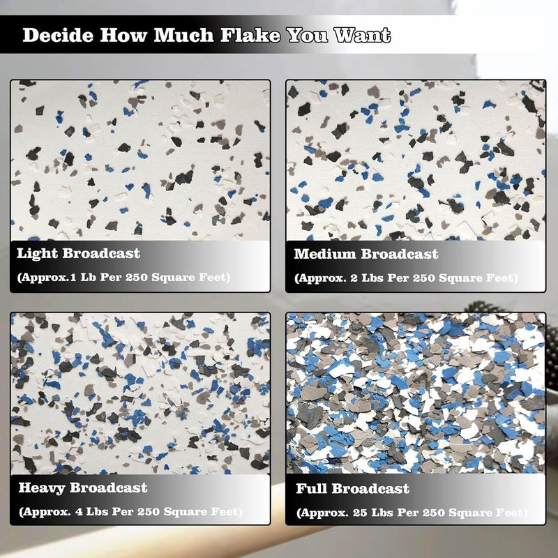 Alkrogiha Epoxy Flakes for Flooring, 1LB Decorative Color Chips for Concrete, Epoxy Resin and Countertops, Durable - Image 3